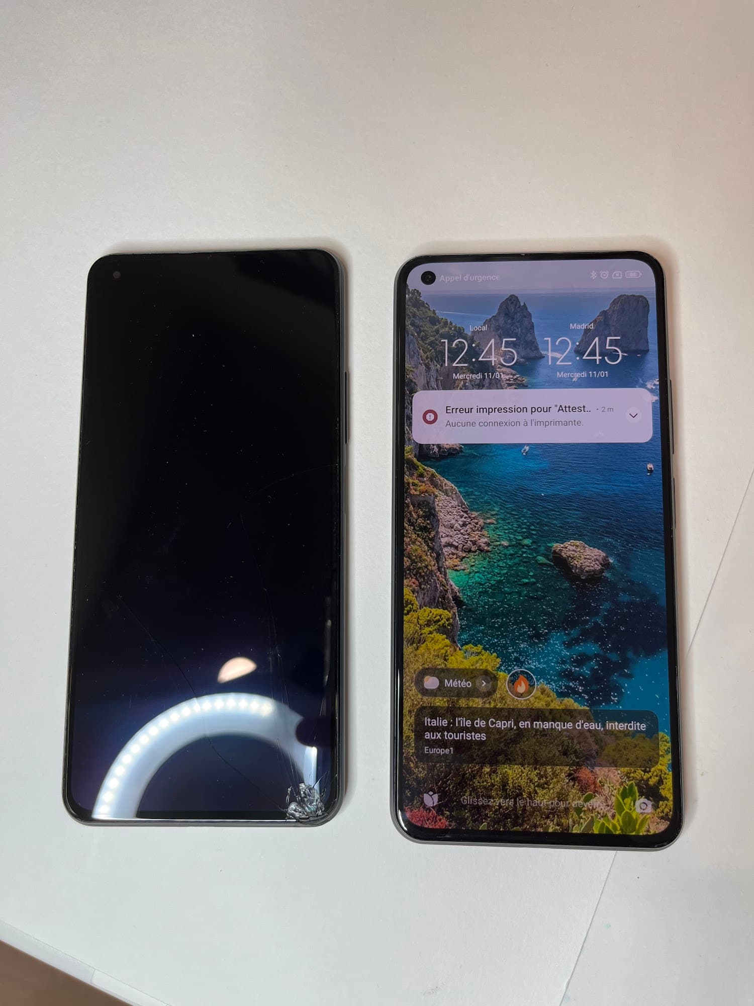 Résultat réparation Mobile Store 19